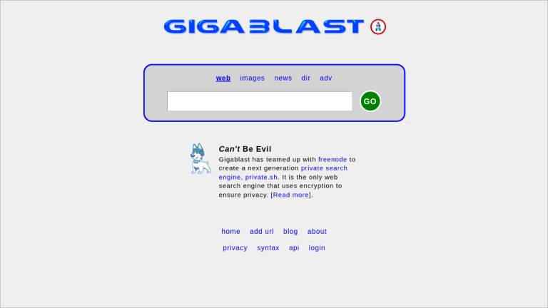 GigaBlast Search